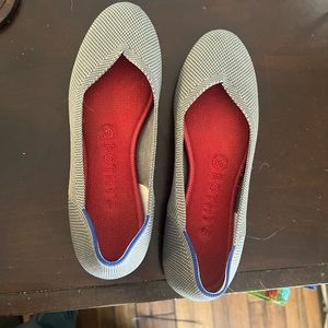 Rothy’s gray flats